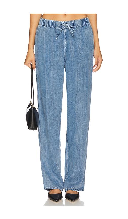 samsoe samsoe sahoysa trousers in blue.