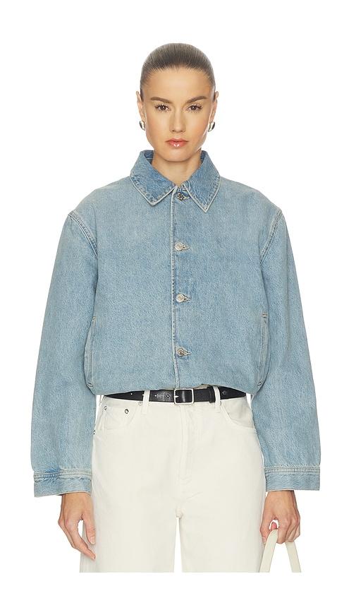 samsoe samsoe sanana jacket in blue.