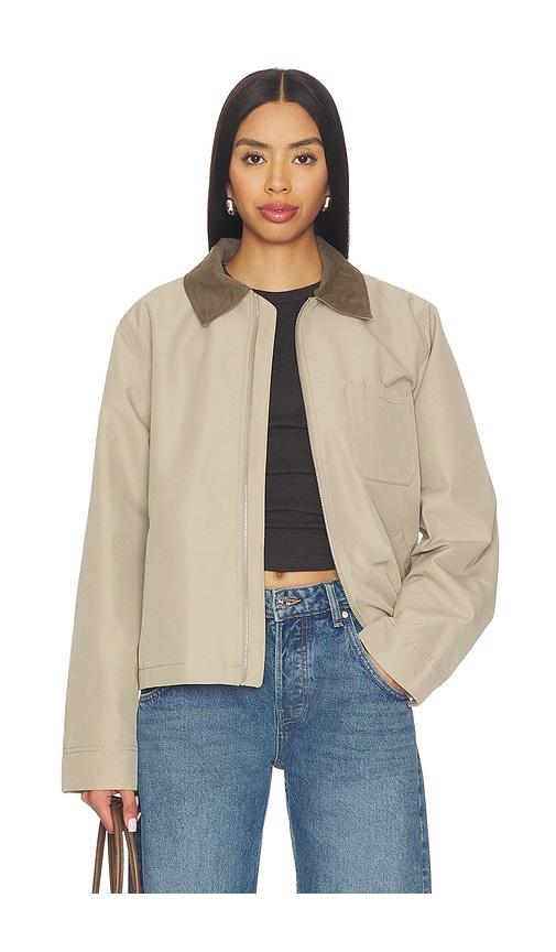 samsoe samsoe sarobinson jacket in beige.