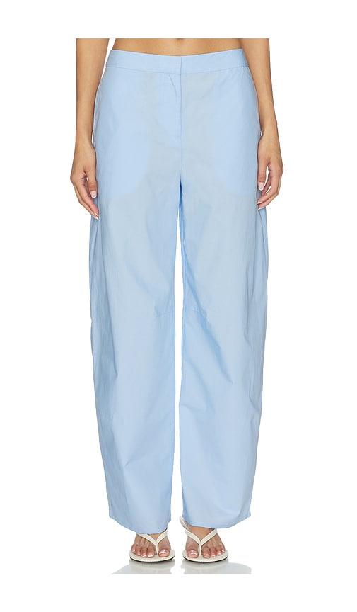 samsoe samsoe saroko trousers in baby blue.