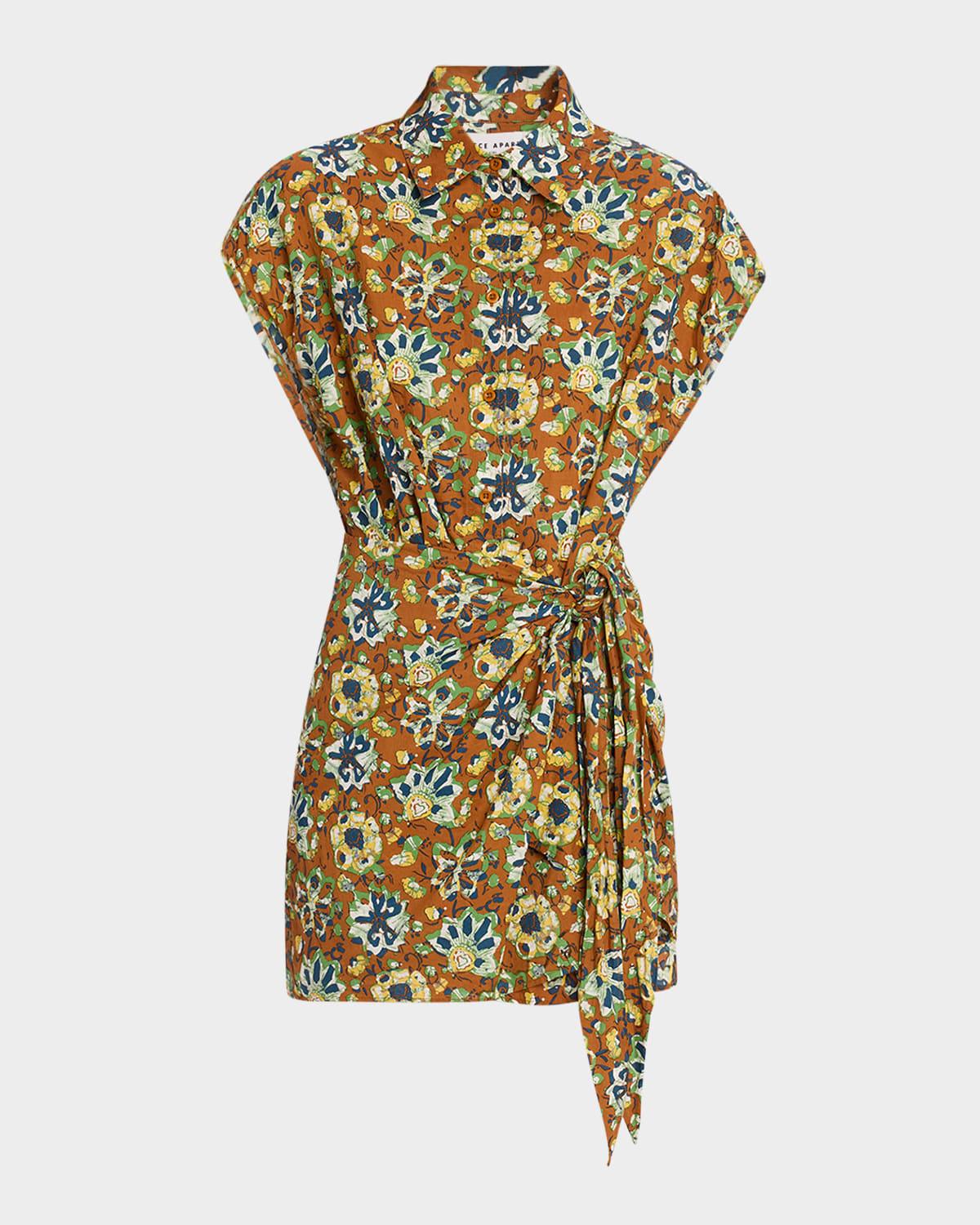 san vito organic cotton voile mini dress