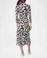 sana geometric-print midi wrap shirtdress