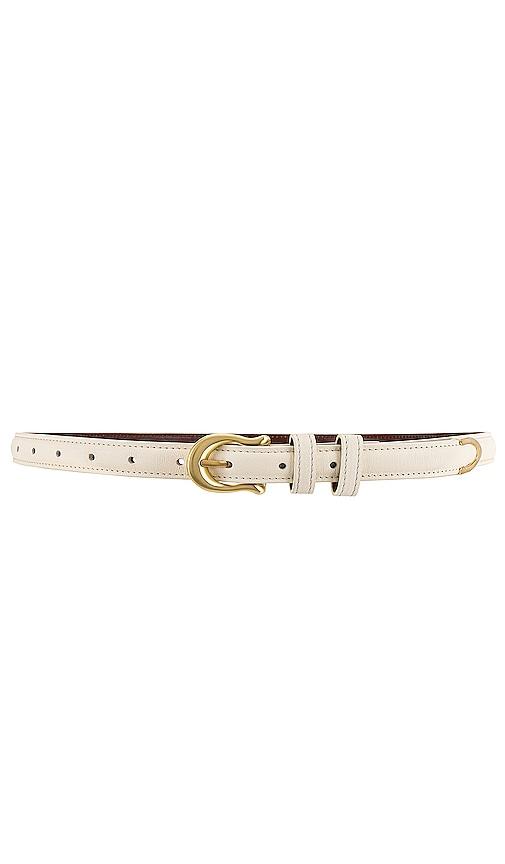 sancia adela belt in white.