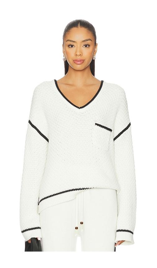 sancia inka knit jumper in white.