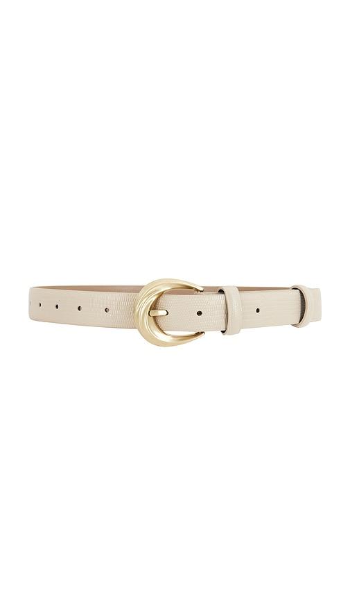 sancia the antica belt in beige.