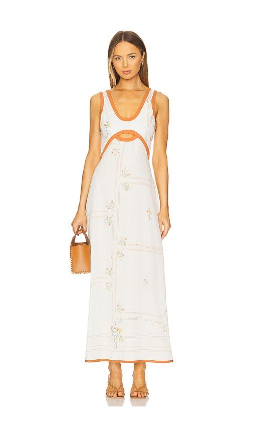 sancia the aubrey dress in white.
