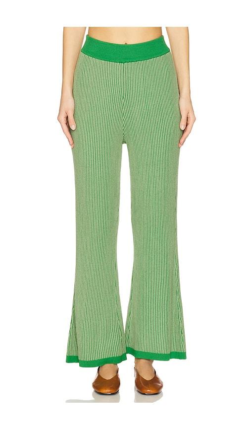 sancia the ceilia knit pant in green.
