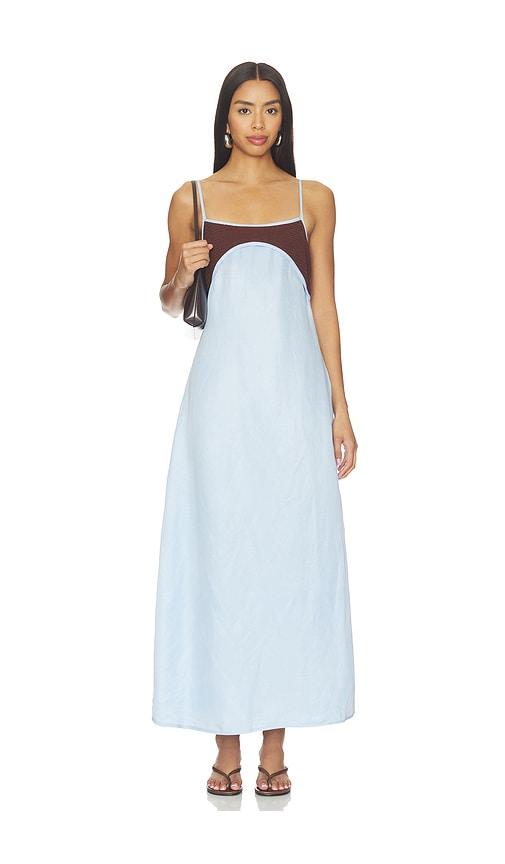 sancia the ella dress in baby blue.