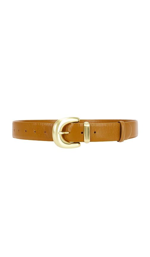 sancia the myrna belt in brown.