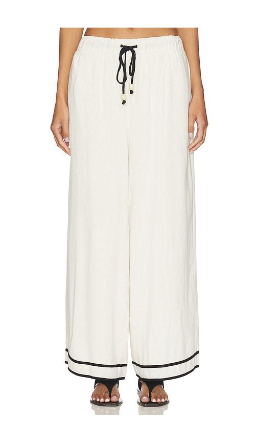 sancia the noa pants in white,black.