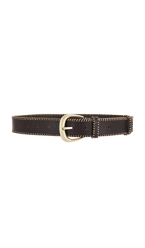 sancia the viano belt in chocolate.