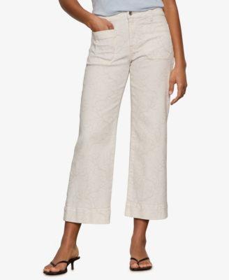 sanctuary womens the marine wide leg crop jeans