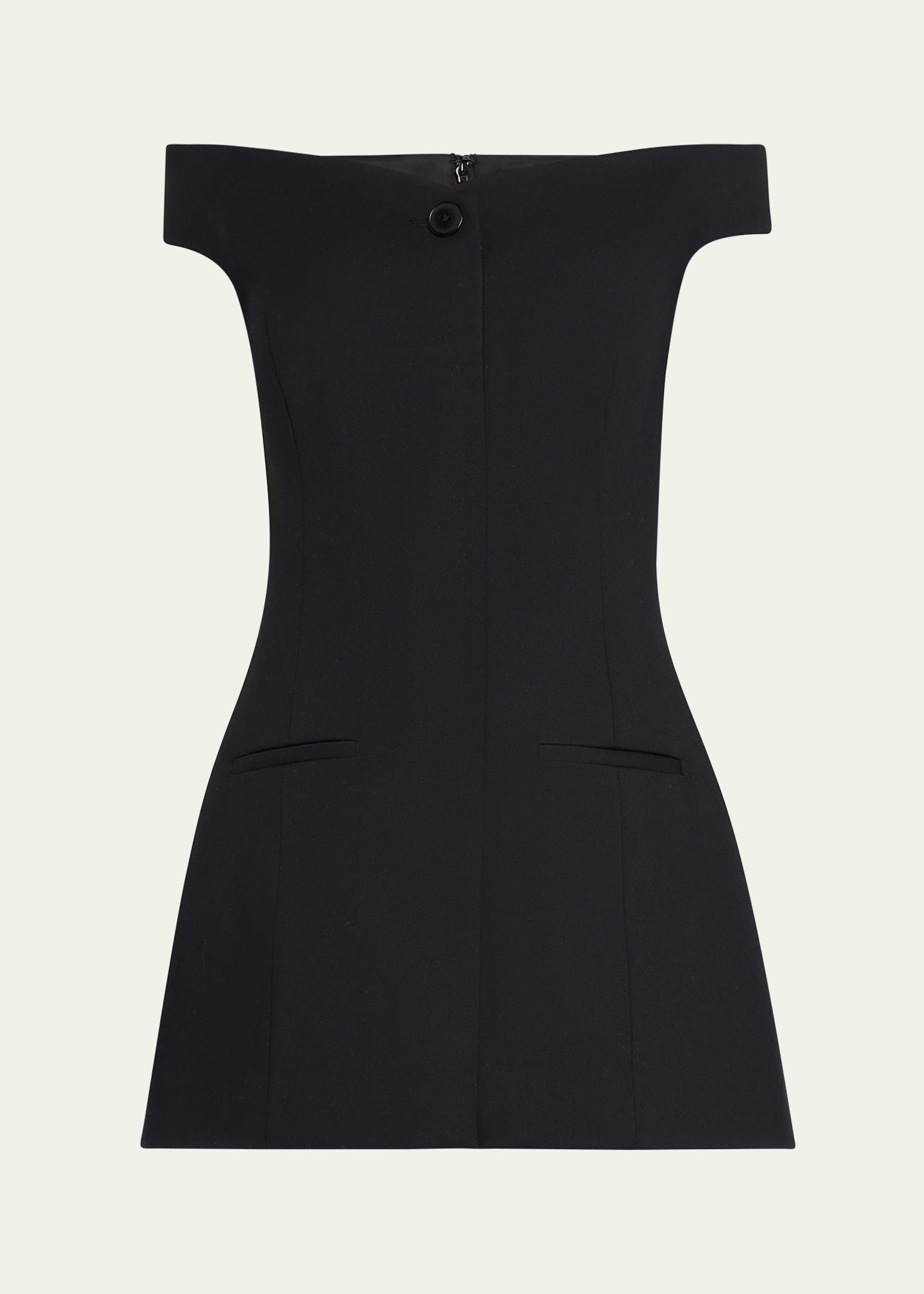 sandrine off-shoulder mini dress