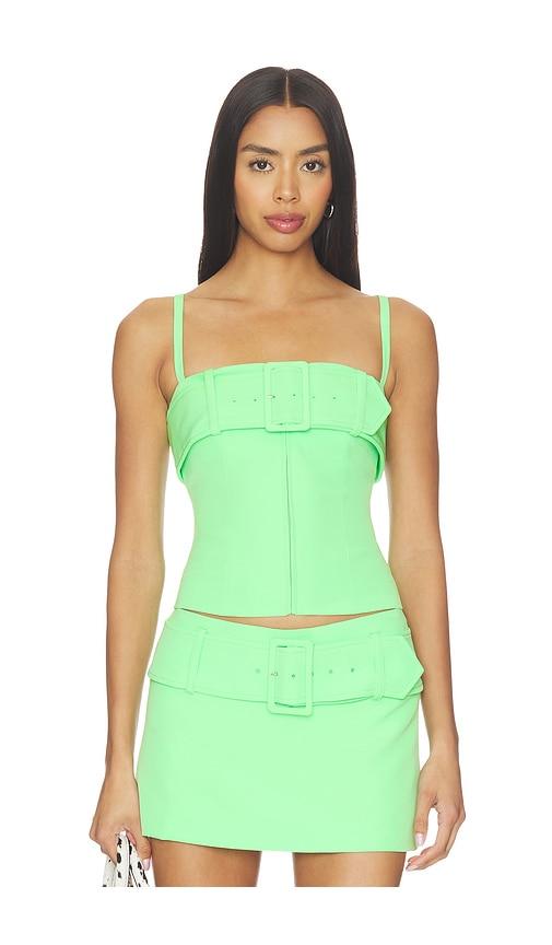 sandy liang ahsoka top in mint.