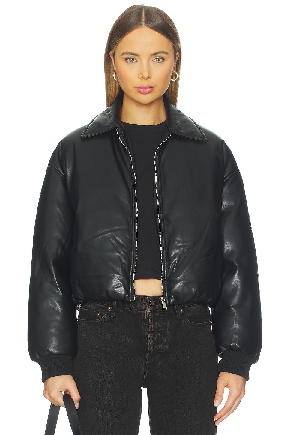 sanja faux leather jacket