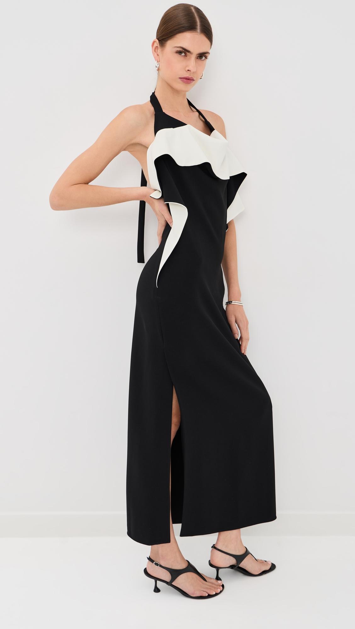 sanna dress in matte double crepe