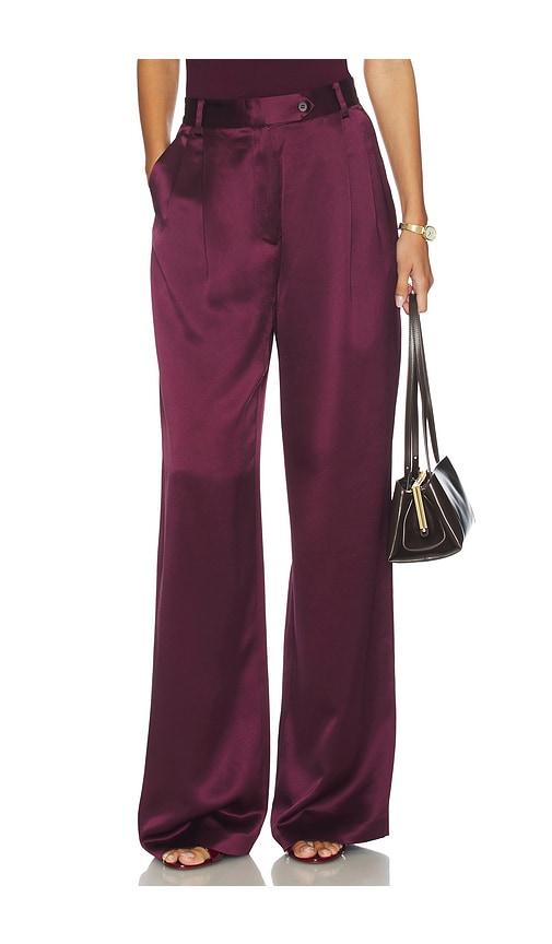 sans faff blair trousers in wine.