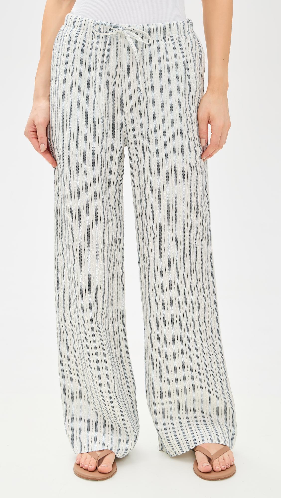 santa cruz linen wide leg pants
