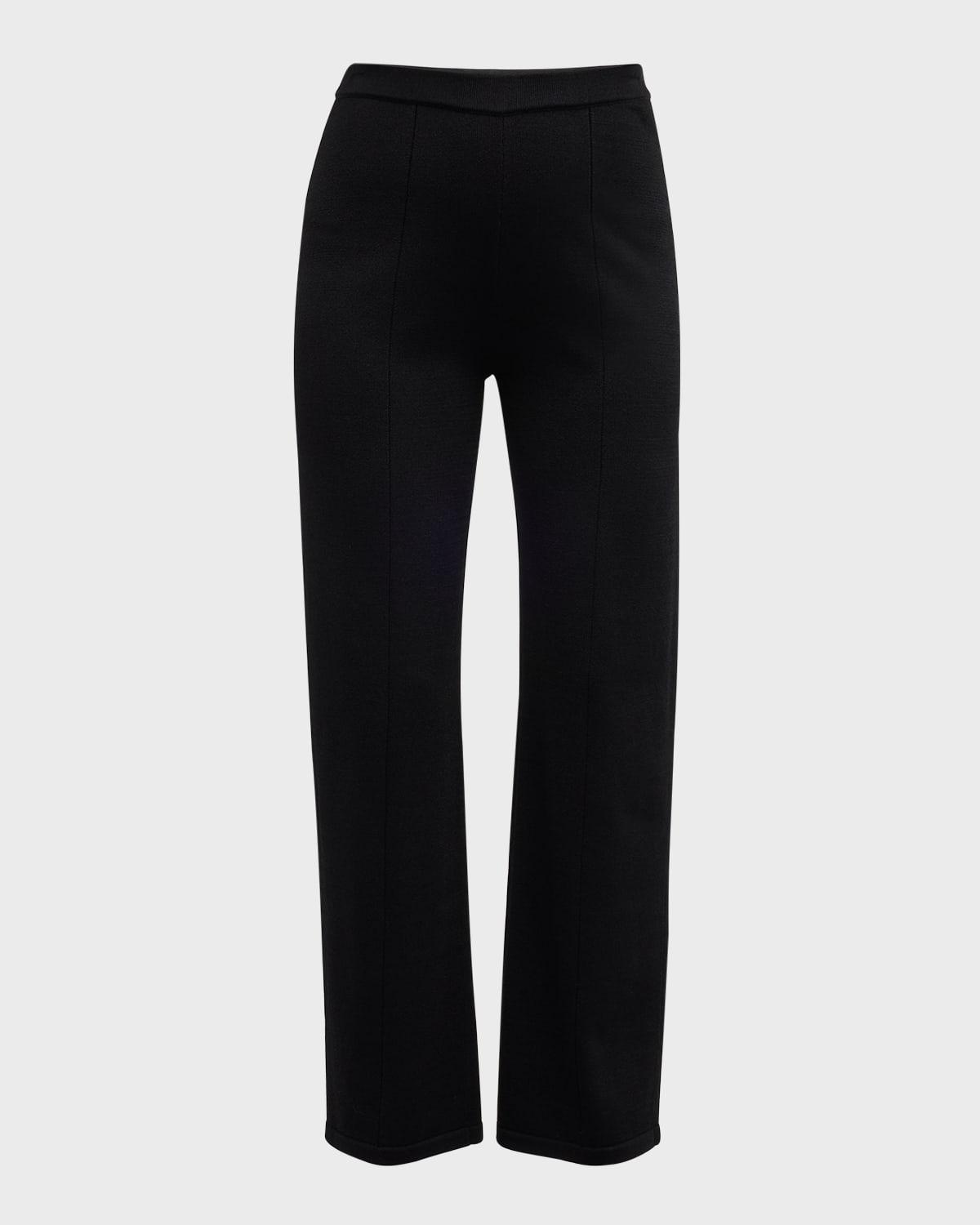 santiago knit straight-leg pants