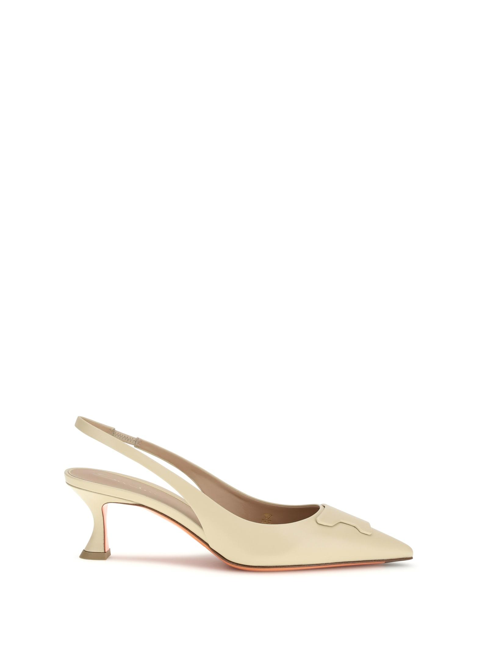 santoni taylor slingback pumps
