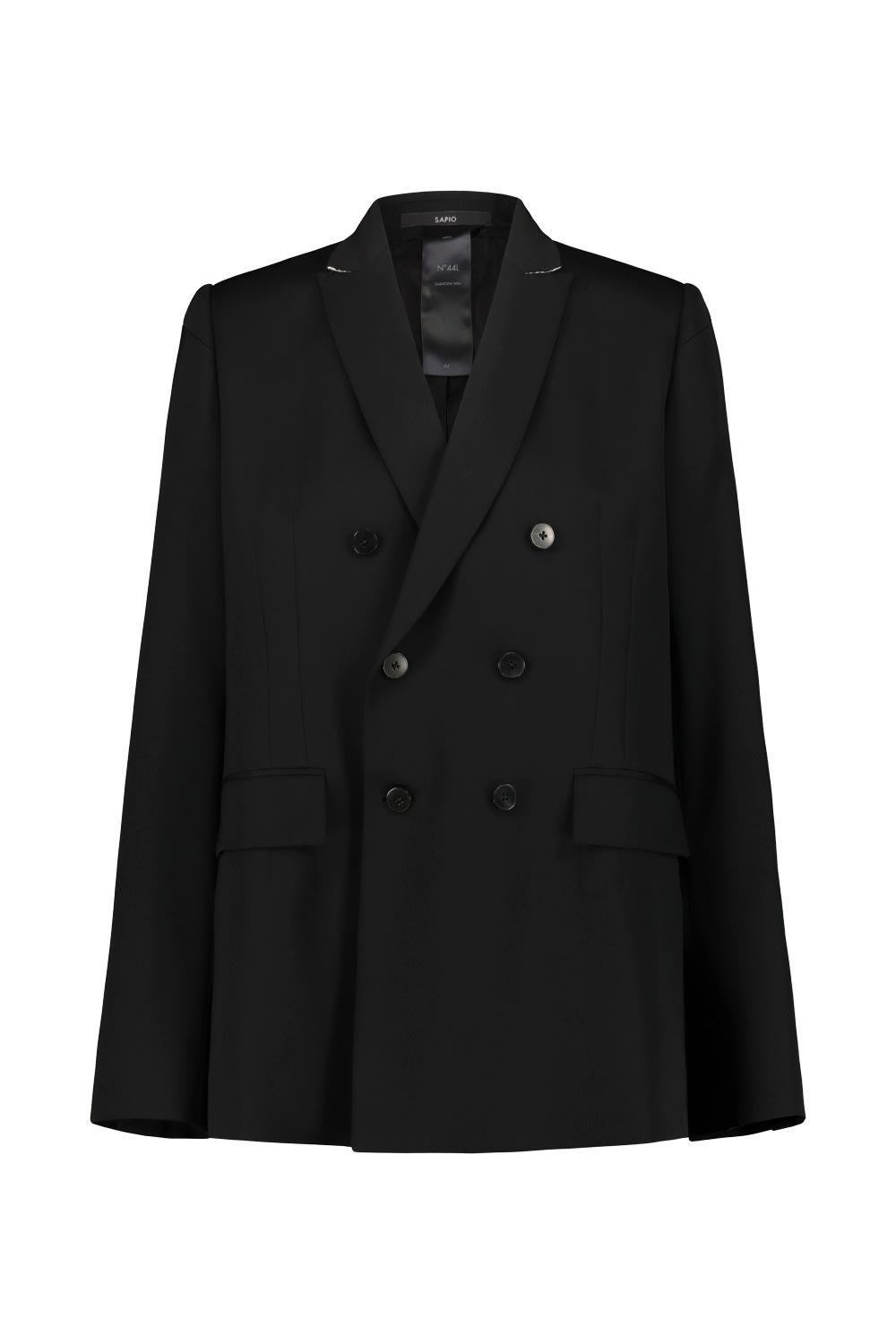 sapio double-breasted blazer n44l
