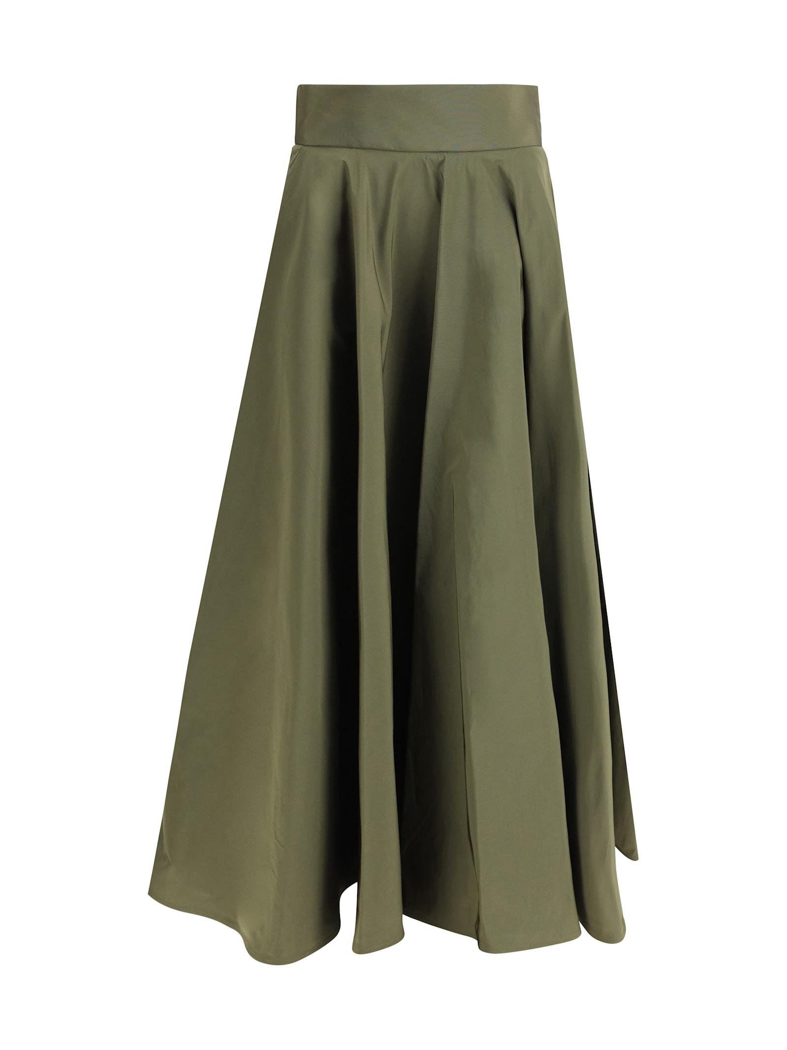 sara roka circle midi skirt
