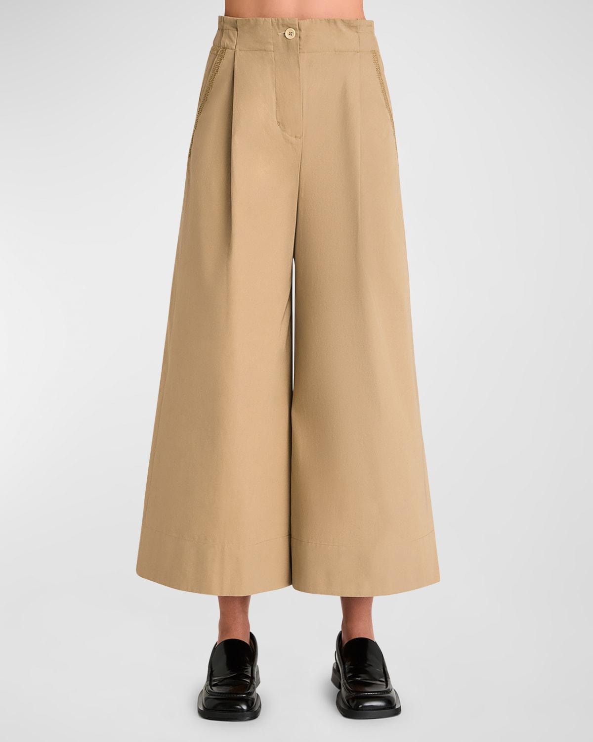 sargent cropped high-rise wide-leg pants