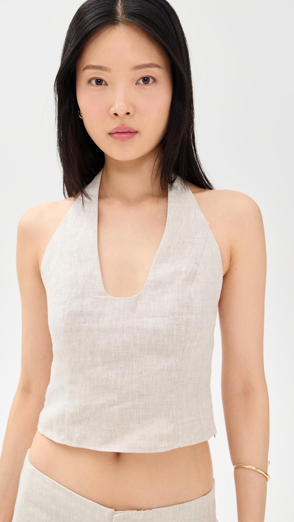 sasha linen top