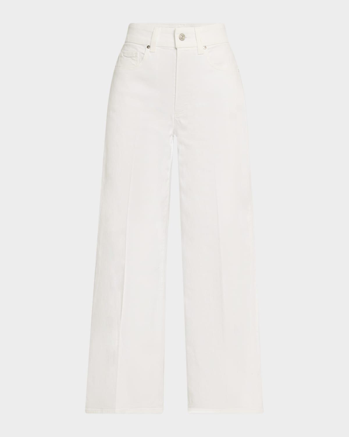 sasha wide-leg ankle jeans