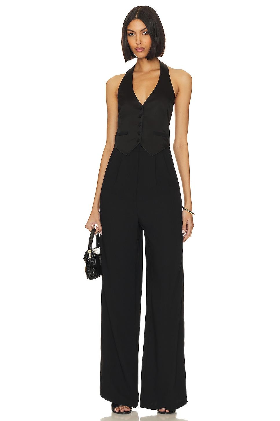 satin isadore jumpsuit