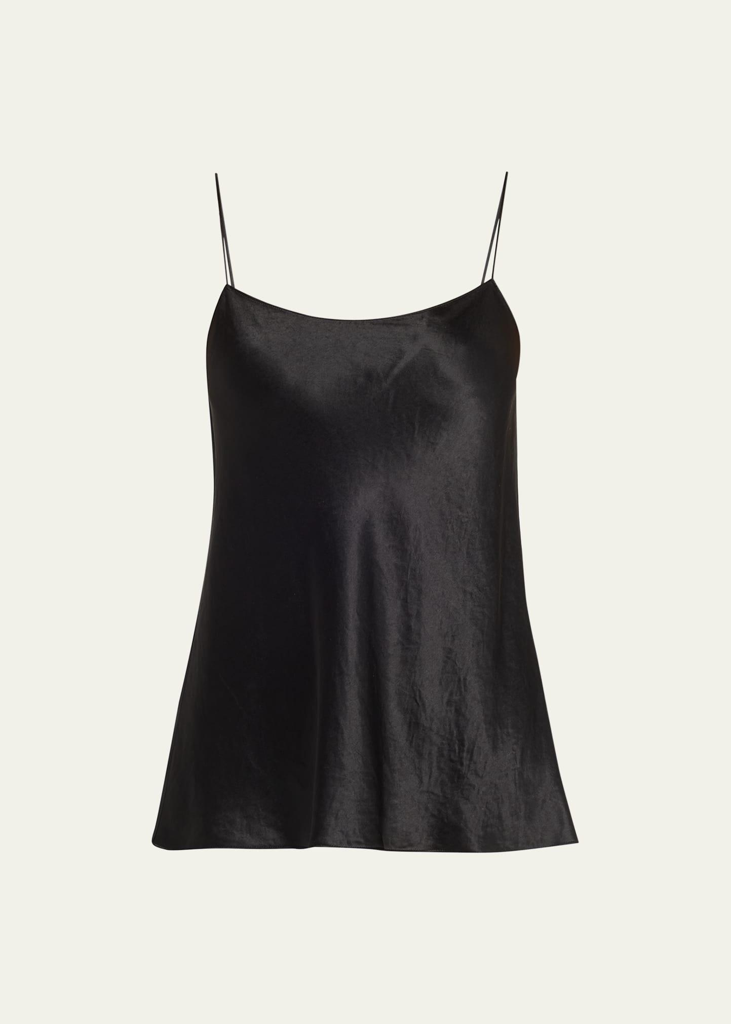 satin scoop-neck cami