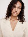 satin short-sleeve shirt
