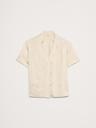 satin short-sleeve shirt