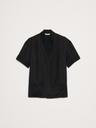 satin short-sleeve shirt