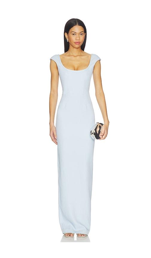 sau lee brooke gown in baby blue.
