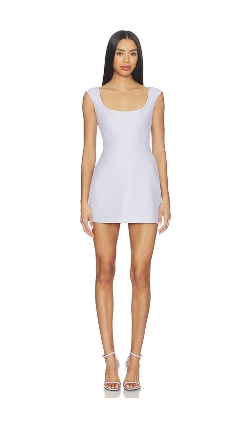 sau lee bryn mini dress in lavender.