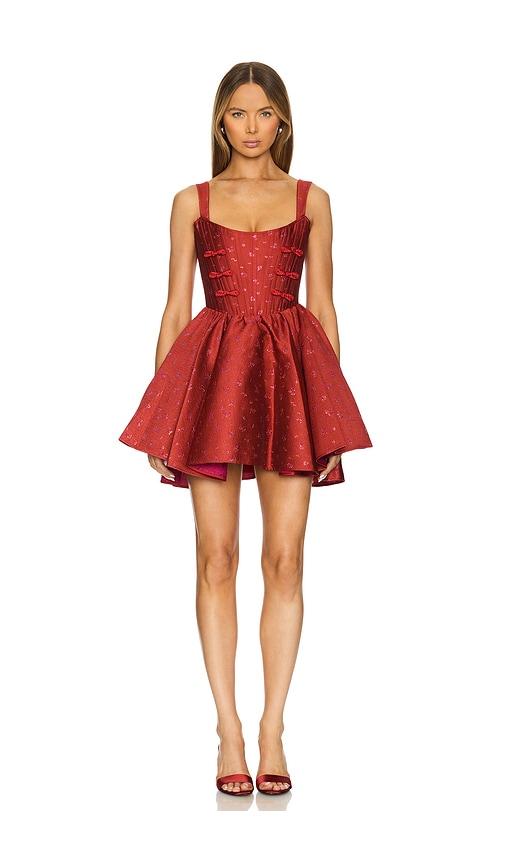 sau lee jolie dress in red.