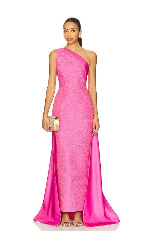 sau lee joslin gown in pink.