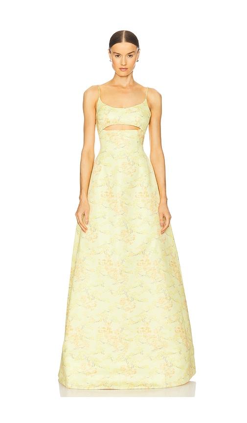 sau lee marie gown in yellow.