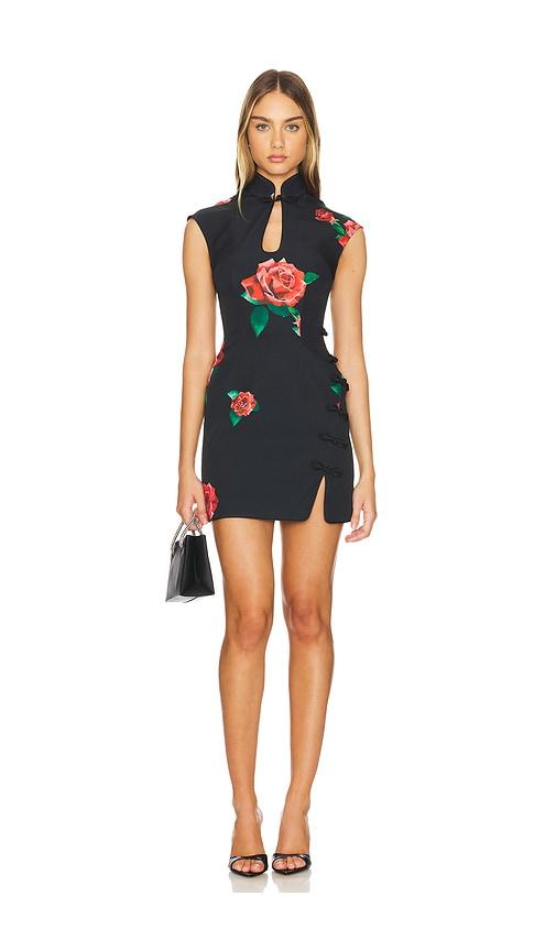 sau lee raya dress in black.