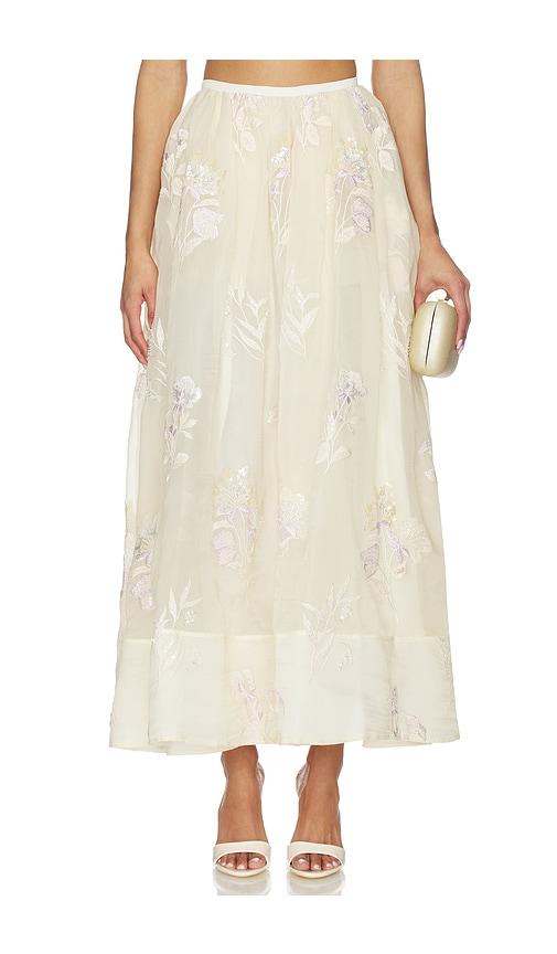 sau lee valentina skirt in lemon.