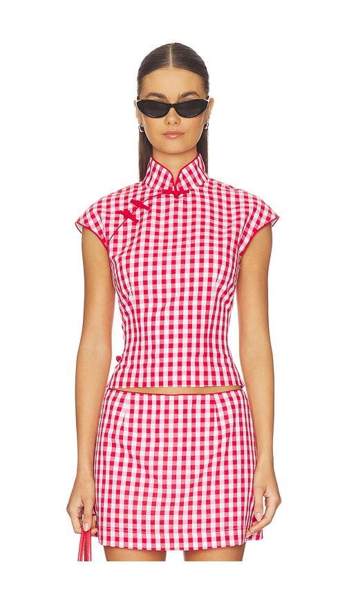 sau lee zoe top style in red.