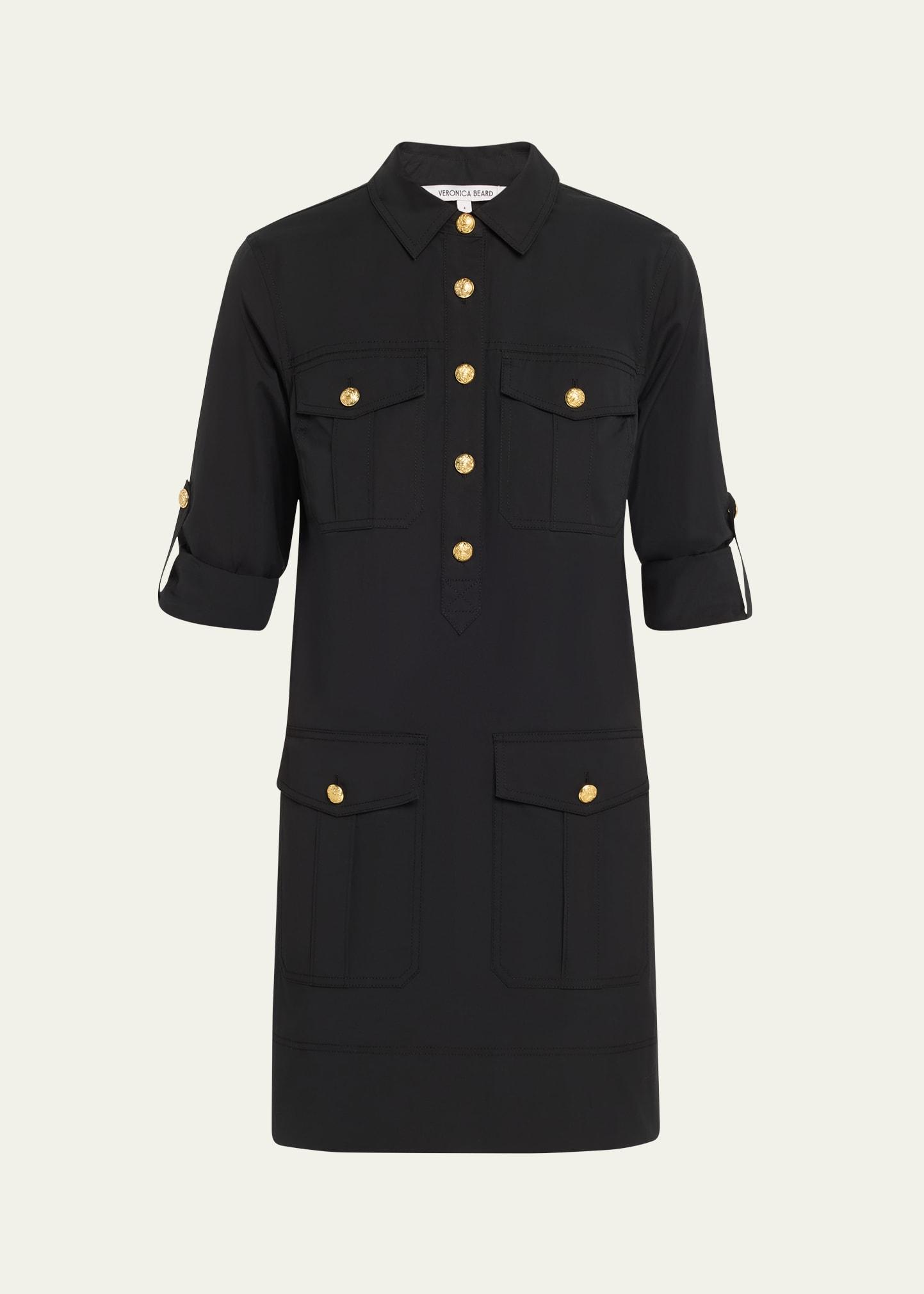 saude cotton mini shirtdress