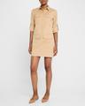 saude long-sleeve shirtdress