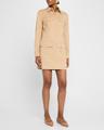 saude long-sleeve shirtdress