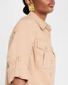 saude long-sleeve shirtdress