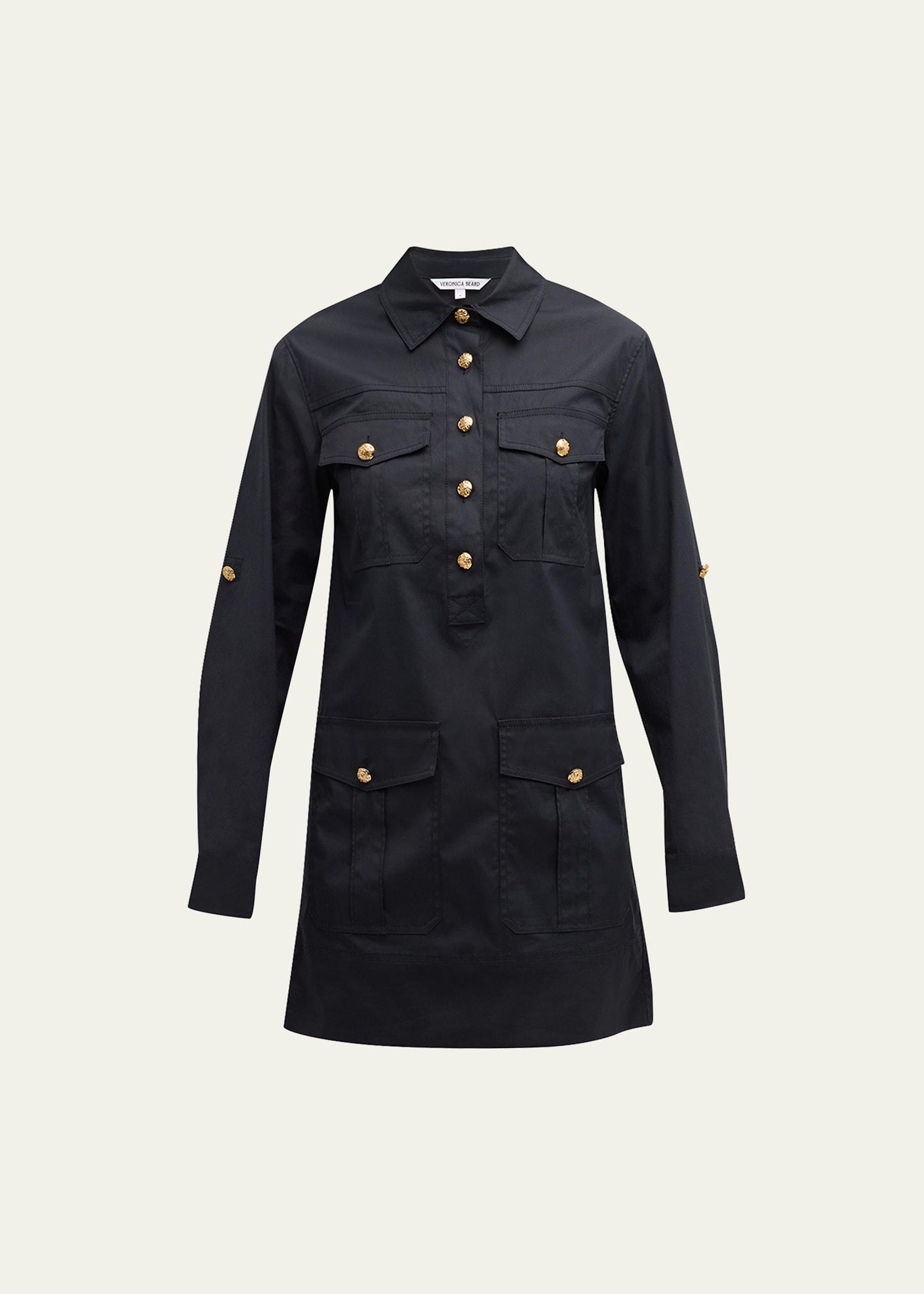 saude long-sleeve utility dress
