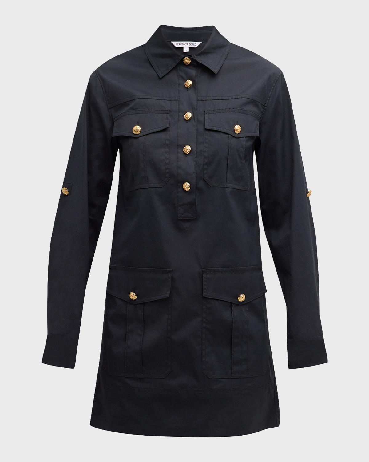 saude long-sleeve utility dress