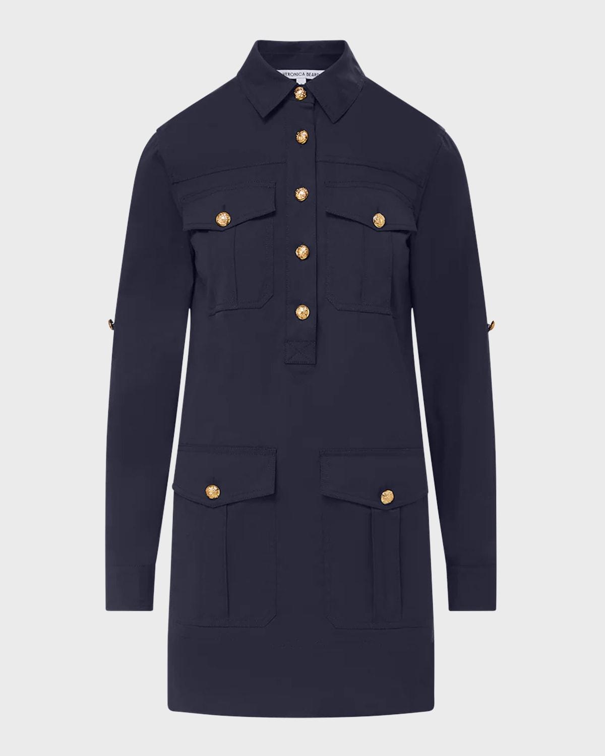 saude long-sleeve utility dress