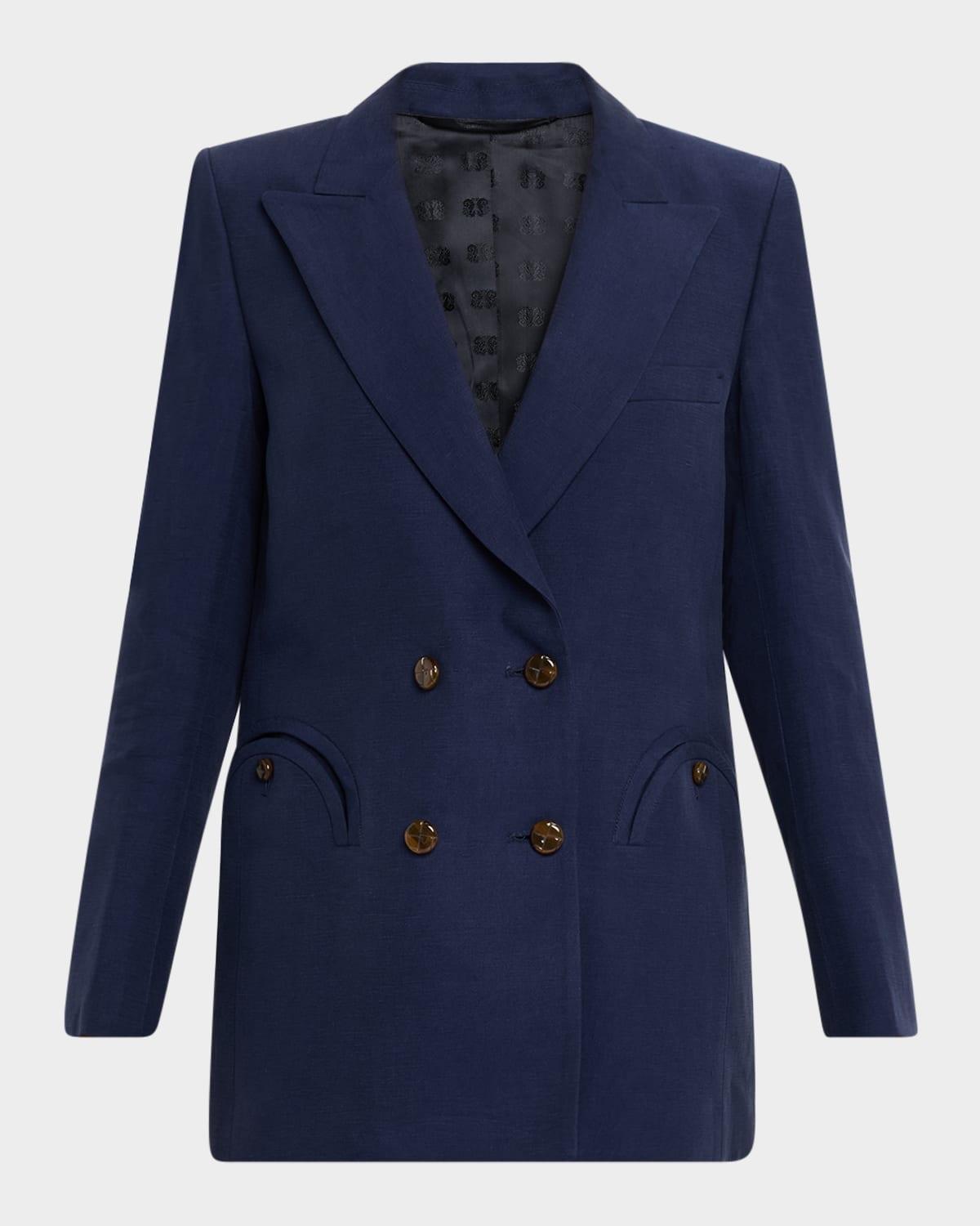 savannah double-breasted everyday blazer